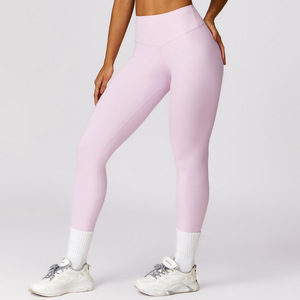 Leggings Deportivos de Cintura Alta, Ajustados, Elásticos, de Secado Rápido, con Efecto Levanta Glúteos, Logotipo Personalizado, para Yoga y Running - Product Image 2