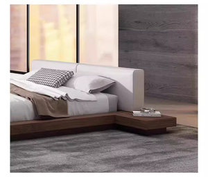 Cama de Madera Estilo Japonés Moderno, Tamaño Queen/King/Doble, Diseño Nórdico Simple con Almacenamiento, Base de Madera Baja Tipo Tatami Japonés - Product Image 6