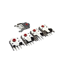 Encodeur rotatif Kaih 5/7/8/9/10/11/12 mm avec trou de 1,74 mm, force de 20-40 g, souris PC Razer Logitech, montage par soudure, durée de vie de 200 000 cycles