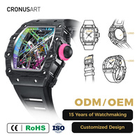 Montres de sport de luxe légères pour hommes Montres mécaniques automatiques ultra-légères Montres pour hommes tendance d'affair