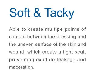 Pembalut Busa Gel Silikon untuk Perawatan Luka Ulser Kaki Diabetik - Product Image 6