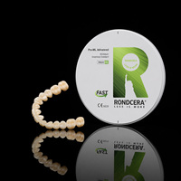 Disque en céramique de zircone avancé Rondcera Pro-ML 6.5H à frittage rapide pour fraiseuse dentaire, directement du fabricant