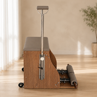 Chaise de Pilates Wunda avec cadre en bois de noyer et ressorts en fil de piano importés d'Allemagne, équipement commercial pour Pilates