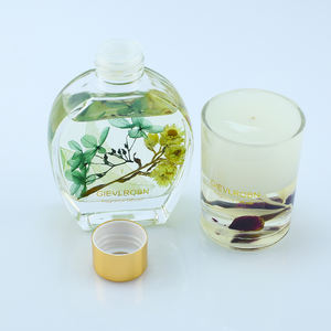 Set di <span class=keywords><strong>diffusore</strong></span> di Reed all'ingrosso in fabbrica Gel personalizzato con <span class=keywords><strong>candela</strong></span> bottiglia di vetro in Rattan bastoncini per la casa e il profumo di profumo profumo Set Souvenir - Product Image 4