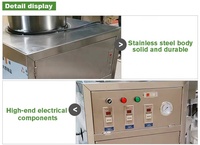 Ligne de production de machine de nettoyage à sec pour séparateur d'ail domestique humide 110 volts avec compresseur d'air