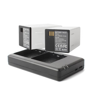 Lot de 2 batteries rechargeables A-7a 10400mAh avec chargeur pour caméras <span class=keywords><strong>Arlo</strong></span> Go 2/<span class=keywords><strong>Pro</strong></span> <span class=keywords><strong>3</strong></span>/XL <span class=keywords><strong>Pro</strong></span> 4/XL et VMA5400 en stock, garantie 1 an - Product Image 1