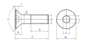 Tornillos Métricos de <span class=keywords><strong>Cabeza</strong></span> Plana Ultrafinos de Acero Inoxidable A2 M2 M2.5 M3 M4 M5 M6, Tornillos de Perfil Bajo con <span class=keywords><strong>Cabeza</strong></span> Hexagonal, <span class=keywords><strong>Perno</strong></span> de Llave <span class=keywords><strong>Allen</strong></span> - Product Image 4