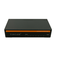Conmutador de red Ethernet Gigabit OEM TiNCAM con puertos de 8*10/100/1000Mbps Hub divisor de Internet LAN RJ45 no administrado