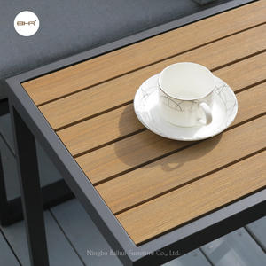 BHR Ensemble <span class=keywords><strong>de</strong></span> canapés polyvalents en aluminium pour <span class=keywords><strong>petit</strong></span> <span class=keywords><strong>jardin</strong></span>, balcon, cour, économie d'espace, combinaison <span class=keywords><strong>de</strong></span> meubles multi-usages - Product Image 5