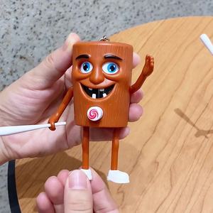 Llaveros colgantes al por mayor con diseños de montaña y mar, figuras de palitos que cambian de cara al presionar, juguetes que liberan figuras. - Product Image 2