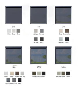 Store banne motorisé sur mesure, coupe-<span class=keywords><strong>vent</strong></span>, pare-soleil, imperméable, pour extérieur, balcon, piscine, pergola, électrique, super large, à fermeture éclair, té<span class=keywords><strong>l</strong></span>écommandé - Product Image 6