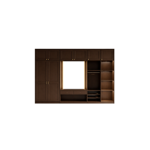 El armario Monarch ofrece un amplio y elegante espacio de almacenamiento con un diseño elegante, perfecto para organizar sus pertenencias. - Product Image 1