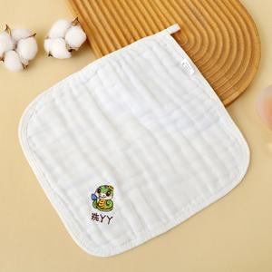 Serviettes de bavoir carrées en coton doux et réutilisables à 6 couches personnalisables pour nouveau-nés, pour usage domestique, technique de tissage - Product Image 5