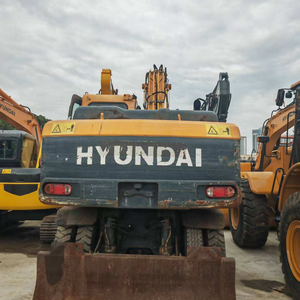รถขุดล้อยางฮุนได 210W-9T มือสอง ปี 2023 น้ำหนักใช้งาน 21 ตัน พร้อม PLC และชิ้นส่วนเครื่องยนต์หลัก จัดส่งรวดเร็ว สินค้ามาใหม่ - Product Image 5