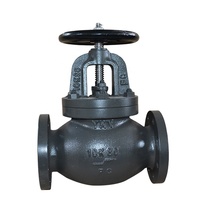 Fabrication JIS F7307 FONTE 10K Globe Valve Marine Valve Coude à bride pour système d'eau