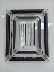 Fenêtres en aluminium à <span class=keywords><strong>double</strong></span> <span class=keywords><strong>vitrage</strong></span> de haute qualité, à économie d'énergie, personnalisées VOBO, pour la construction de maisons modernes, fournitures de construction, porte battante pour salle de bain - Product Image 5