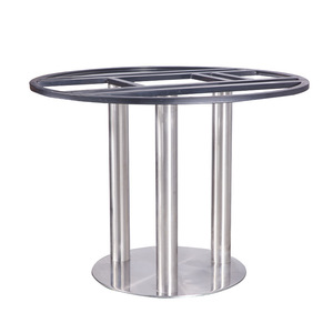 Custom Made Thickened Stainless Steel <b>Table</b> <b>Legs</b> Heavy Duty Industrial Design For Dining <b>Table</b> Support Frame - Product Image 2