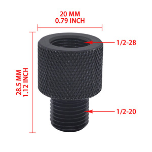 Adaptador de Filtro de Combustible, Conector Roscado Macho de 1/2-20 a Hembra de 1/2-28 para Uso Automotriz - Product Image 1