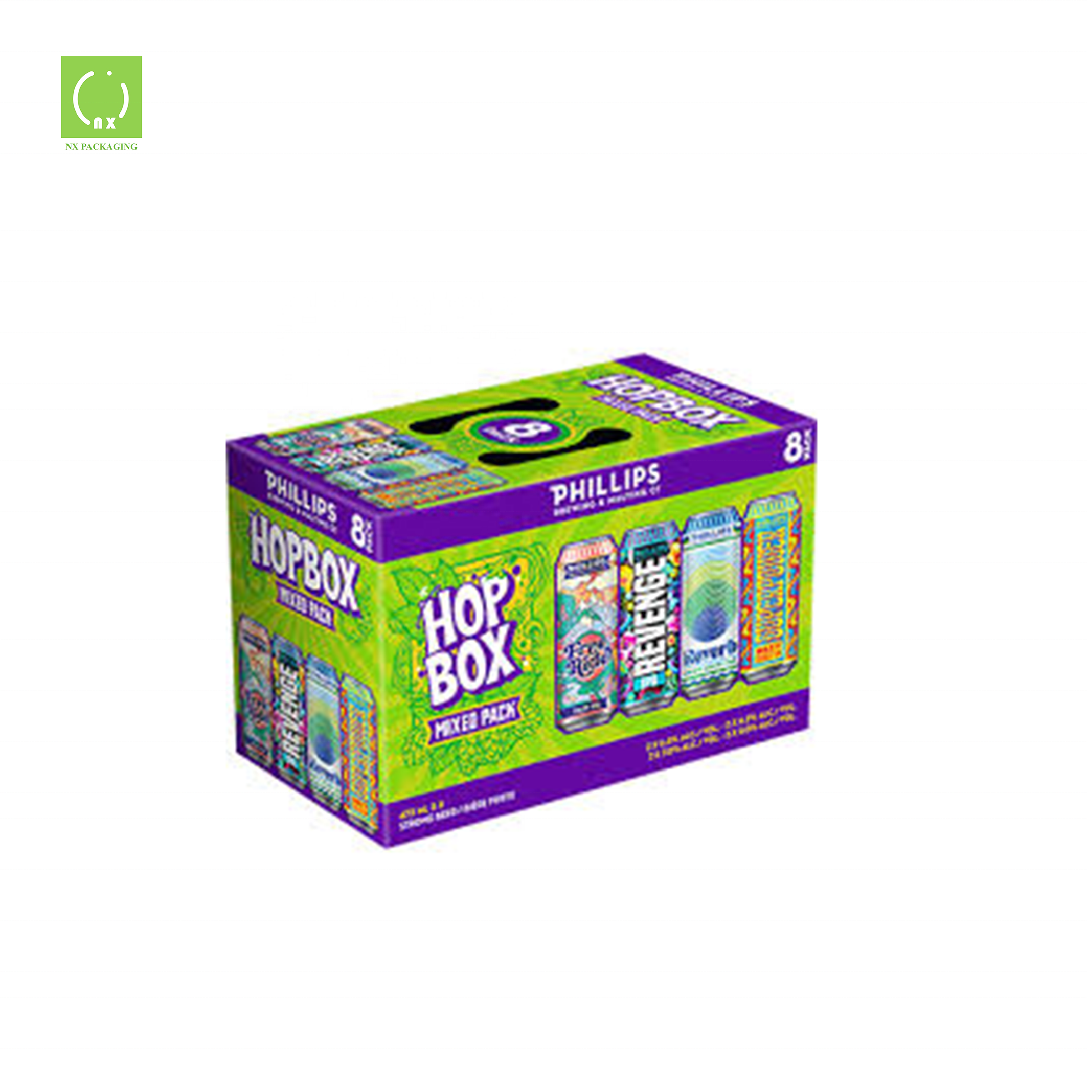 Logo personnalisé Papier Carton 6 12 Pack Boisson Bière Jus Soda Canette Boisson Emballage Boîte D'expédition