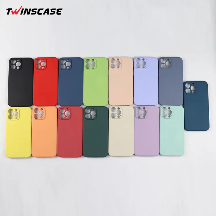 New Arrivals Soft TPU Phone Cover for iPhone 14 Pro Max Silicon Microfiber Lining Shockproof for iPhone 14 Silicone Case