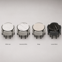 Prix de la table à manger en pierre frittée |   Table Ronde Moderne en Porcelaine avec Pieds en Métal Noir pour Hôtel, Restaurant, Appartement, Décoration