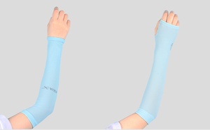 Sarung Tangan Pendingin Anti UV untuk Wanita, Aksesoris Pelindung Matahari, Penutup Pelindung Kulit Lengan, Anti UV untuk Aktivitas Luar Ruangan - Product Image 3