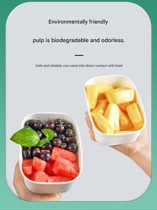 Tazones Cuadrados Personalizados de 360ml-1000ml con Tapas, Platos de Papel para Comida Caliente, para Servicios de Catering y Tiendas de Alimentos - Product Image 6