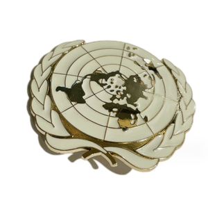 DFB103 <b>Map</b> Pattern Badge Metal Pattern Badge Buckle Diy Clothing Hardware Accessories Zinc Alloy Badge Manufacturer Direct Sale - Product Image 6