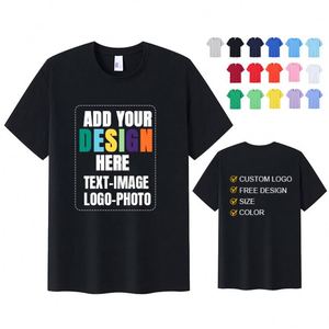 Unisex Sublimation Shirts <b>Polyester</b> Bulk Oversized Blank <b>Tshirts</b> Heat Transfer Customized T-shirts Design Your Own Printing LOGO - Product Image 2