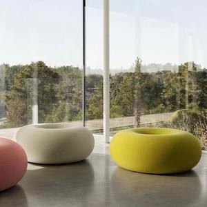 Sillón Puff en Forma de Donut, Diseño Redondo con Relleno Suave para Niños, Adultos y Ancianos, Asiento para Sala de Estar - Product Image 3