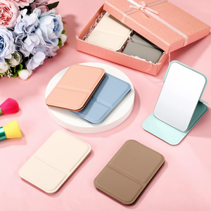 Folding 360 Degree Ratating Makeup Personalized Portable Mini Pocket Cosmetic Custom Foldable <b>Mirror</b> for Make up Beauty - Product Image 2
