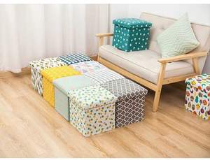 <span class=keywords><strong>Tabouret</strong></span> de rangement pliable otromaines, support pour <span class=keywords><strong>coffre</strong></span>, repose-pieds - Product Image 5