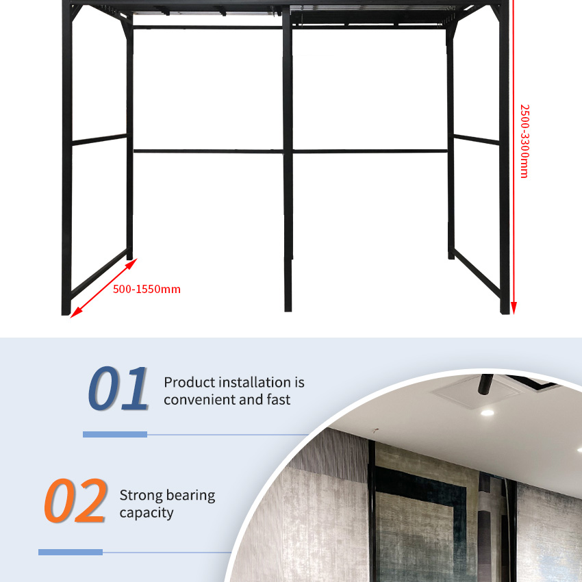 factory produced push pull rug showroom design free standing carpet sliding stand display rack