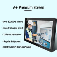 Personnalisation Moniteur HDMI 18.5 pouces avec écran tactile capacitif projeté Ports USB Moniteur HDMI Moniteur à écran tactile LCD