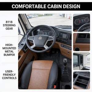 Camion benne d'occasion Sinotruk HOWO TX 6x4 Euro3 420ch à transmission manuelle, diesel, pour <span class=keywords><strong>transport</strong></span> de travaux lourds - Product Image 4