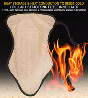 Genouillère chauffante électrique personnalisée, protection thermique pour les motards par temps froid