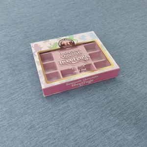 Caja de Regalo de Chocolate Personalizada con Impresión, Caja de Chocolate Musical de Lujo con Frente Transparente, en Cartón Gris - Product Image 3