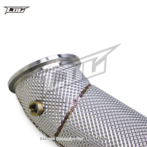 Tuyau de descente à flux libre en stock pour <span class=keywords><strong>BMW</strong></span> M240 M240i M340i M440i 540i X5/X6 G05/G06 A90 B58 3.0T avec bouclier thermique - Product Image 2