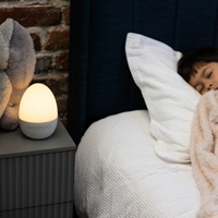 Machine Sonore Portable Intelligente pour le Sommeil et la Santé, Détection des Pleurs, Lumière Chaude pour Enfants et Adultes - Batterie Rechargeable pour la Relaxation Nocturne