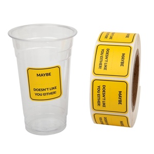 Rouleau d'autocollants personnalisés écologiques en papier artistique pour la marquage et l'identification des compartiments de vaisselle des cantines scolaires et la triage des aliments en restauration. - Product Image 2