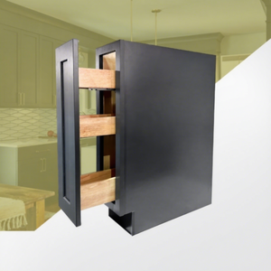 Armario de cocina residencial al por mayor organizador de armario de cocina de cierre suave de 9 pulgadas de ancho armario estante de especias mostrador extraíble - Product Image 1