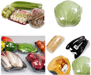 Envoltura de película elástica de mantenimiento fresco semiautomática Vertical de acero inoxidable supermercado centro comercial verduras frutas alimentos frescos pan huevos - Product Image 5