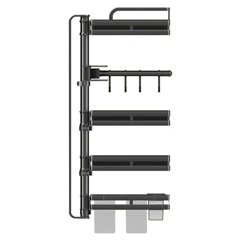 metal foldable storage folding metal shelf black racks pot stand folding shelving racks for kitchen folding metal shelf