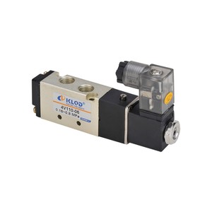 Válvula <span class=keywords><strong>Solenoide</strong></span> Neumática de Aluminio de <span class=keywords><strong>5</strong></span>/<span class=keywords><strong>2</strong></span> Vías, Marca KLQD, 4V110-06 - Product Image 1