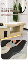 Lit de lavage de cheveux portable de style moderne, très demandé, pour salon de coiffure, institut de beauté, équipement de massage thaïlandais, en plastique, très vendu