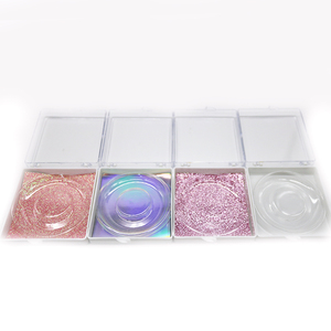 10pcs Wholesale Square False <strong>Eyelash</strong> Packaging Box <strong>Custom</strong> Your Logo Fake <strong>3d</strong> <strong>Mink</strong> <strong>Eyelashes</strong> Boxes Faux Cils Lash Strip <strong>Case</strong> Empty - Product Image 2