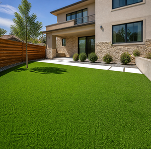 Gazon artificiel synthétique pour extérieur, verdure réaliste, décoration de jardin moderne, résistant aux UV - Product Image 5