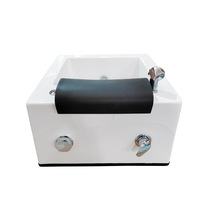 Bassin en acrylique pour spa de pieds USA avec jets magnétiques et repose-pieds réglable en hauteur