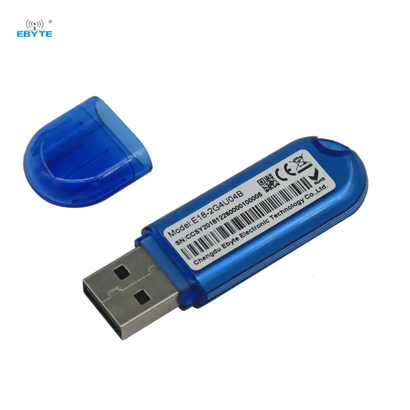 Ebyte CE FCC RoHS CC2531 zigbee kablosuz veri alıcı E18-2G4U04B 2.4Ghz zigbee usb dongle ile PCB anten