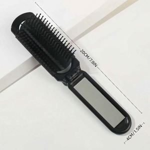 Cepillo de Pelo Plegable Portátil con Espejo, Diseño Innovador, de Plástico, con Logotipo Personalizado Serigrafiado, de Alta Calidad, en Oferta - Product Image 3